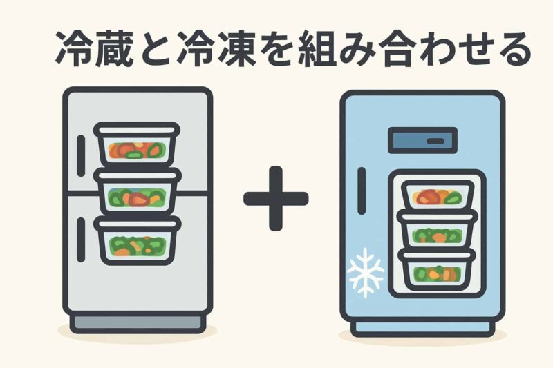冷蔵と冷凍の組み合わせのH2下画像