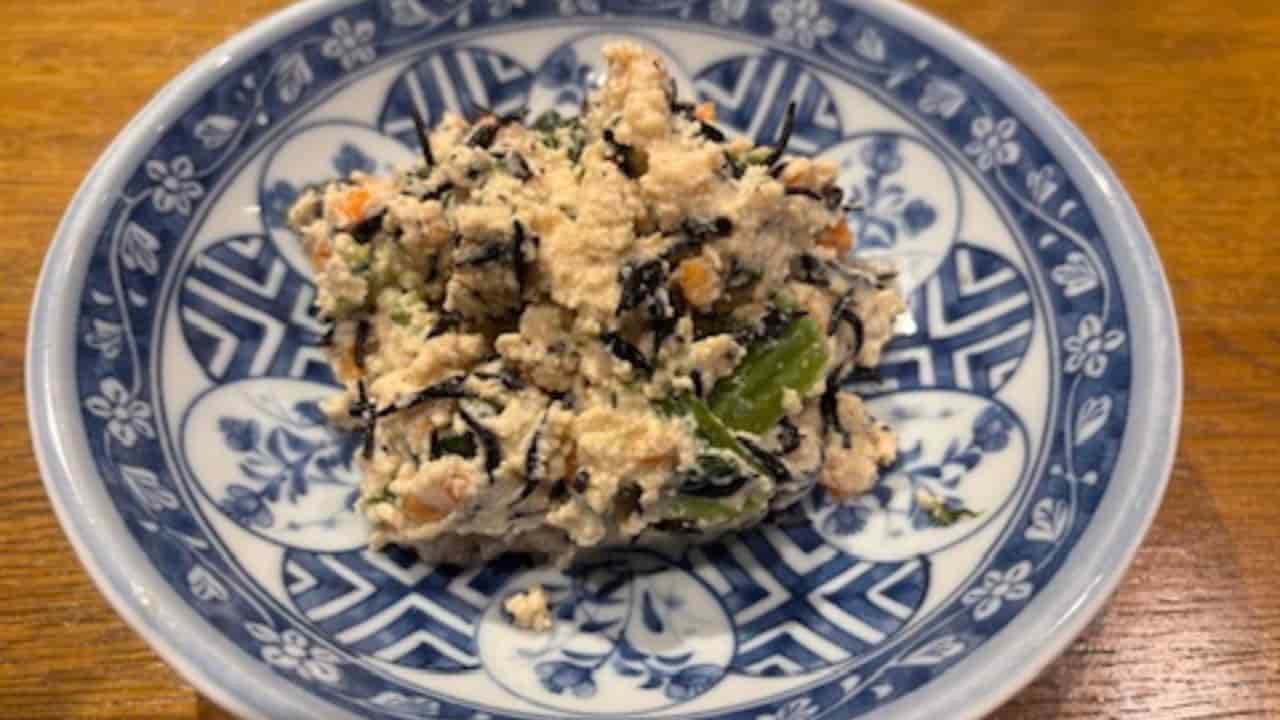 定番の五目白和えの写真