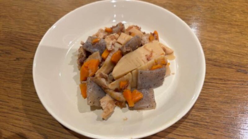 土佐煮(盛り付け)の写真