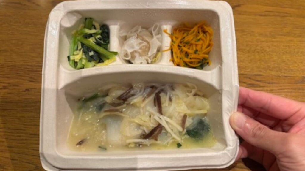 White Fish and Vegetables with Clear Broth Sauce Set