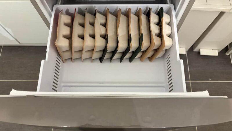 nosh（ナッシュ）10食を一列に並べた写真