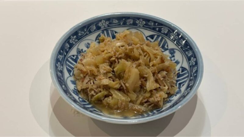 キャベツのおかか和えの写真