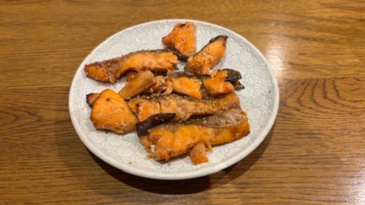 鮭の香ばしいみりん焼きの写真