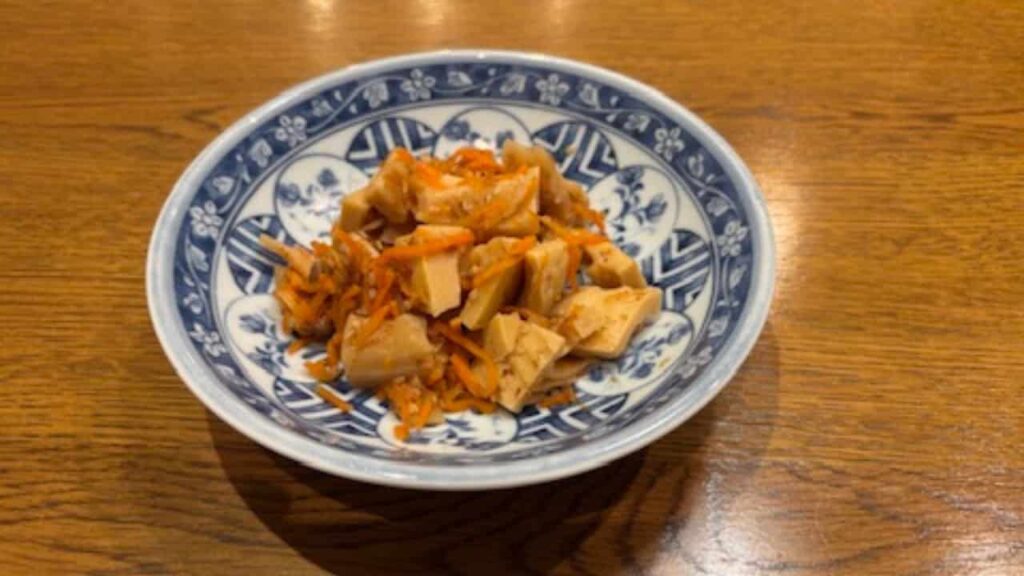 Photo of bamboo shoots simmered in Tosa-style broth