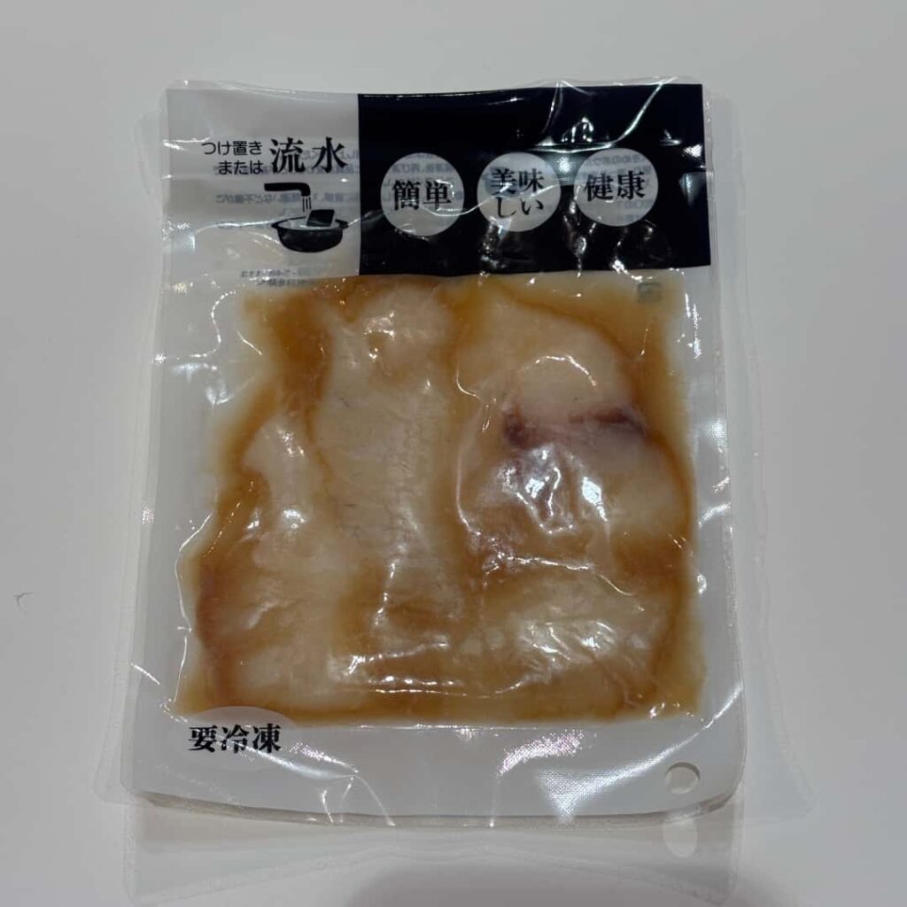 尾鷲鯛のど旨い漬け（パッケージ）の写真