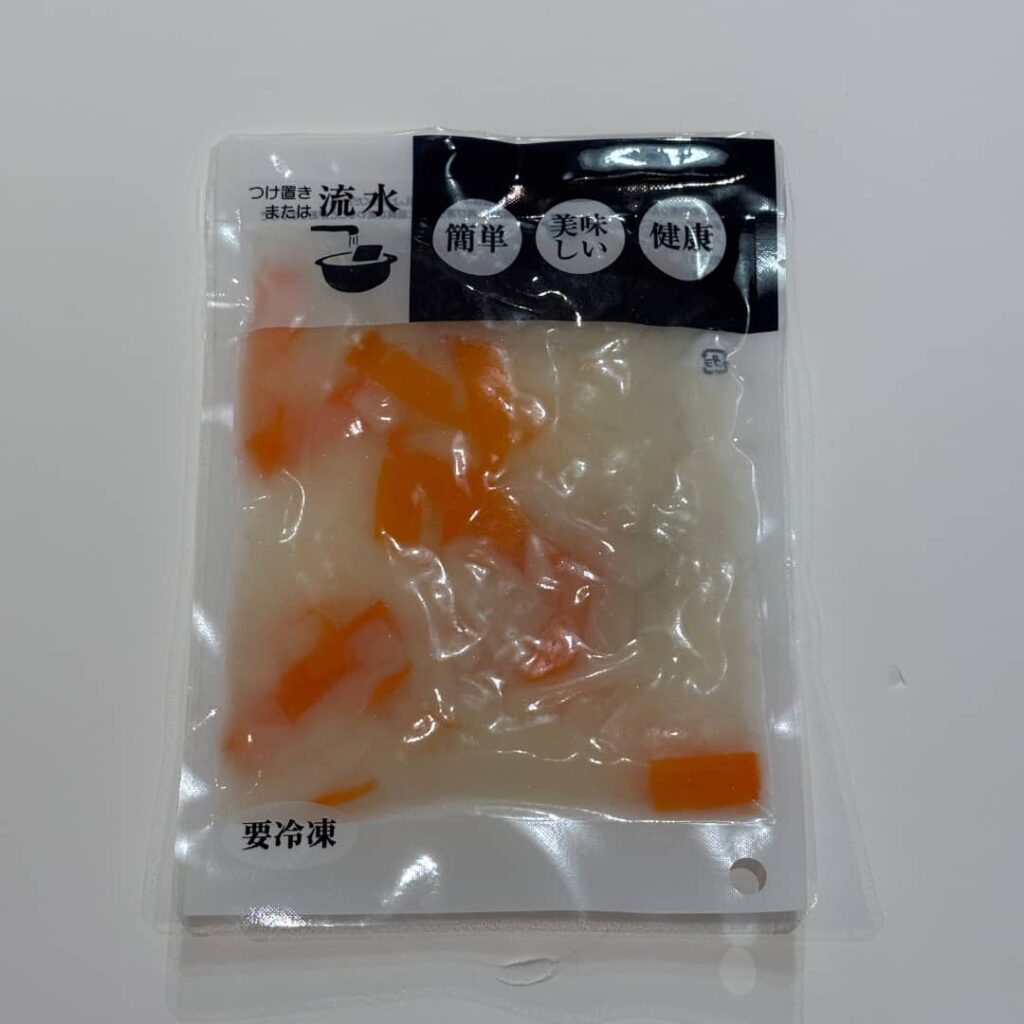 ダイコンとニンジンのなます（パッケージ）の写真