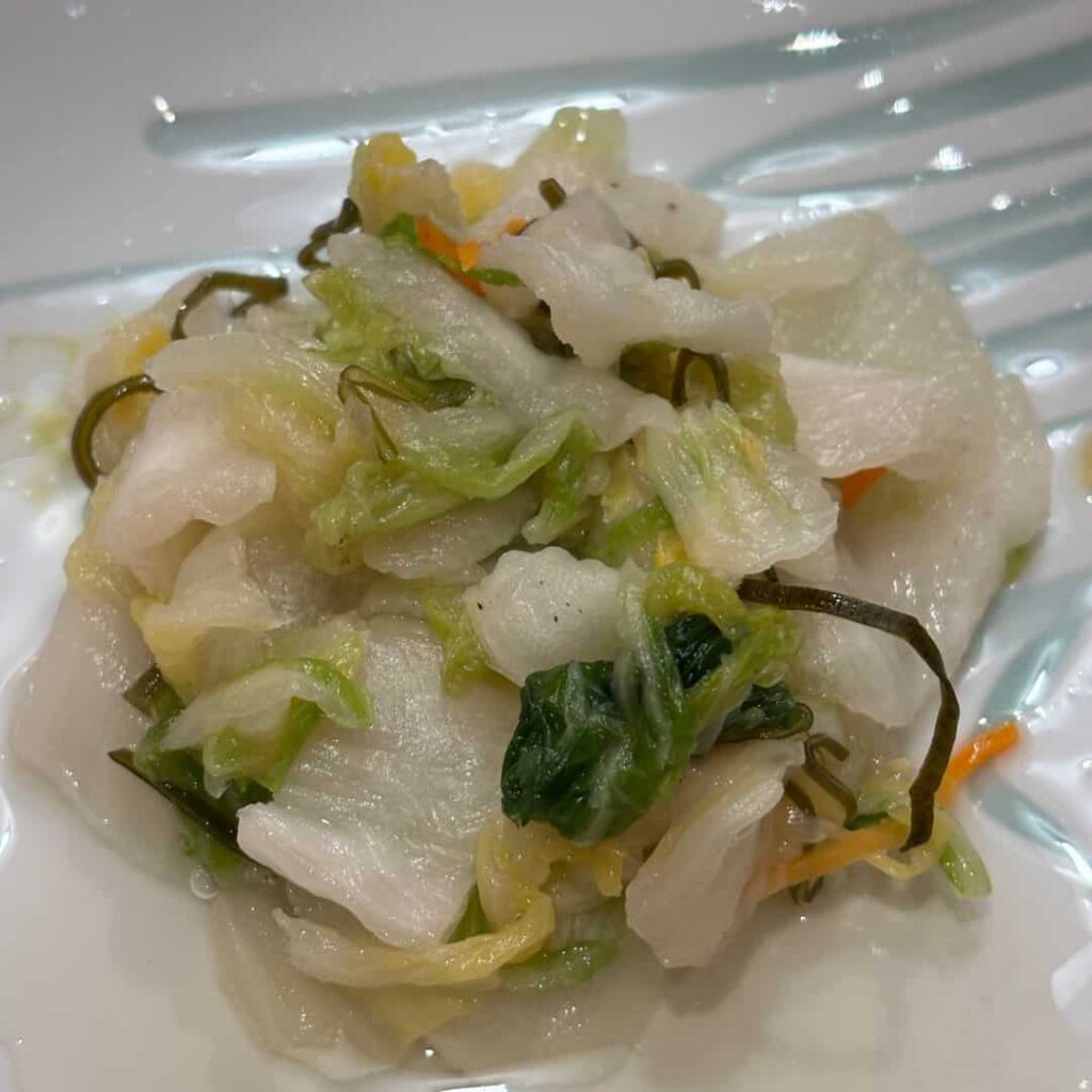 白菜の昆布漬けの写真