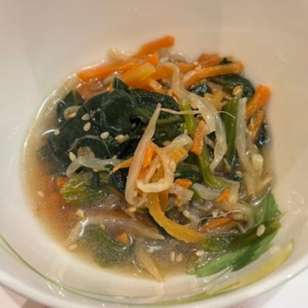 もやしとホウレン草のナムルの写真