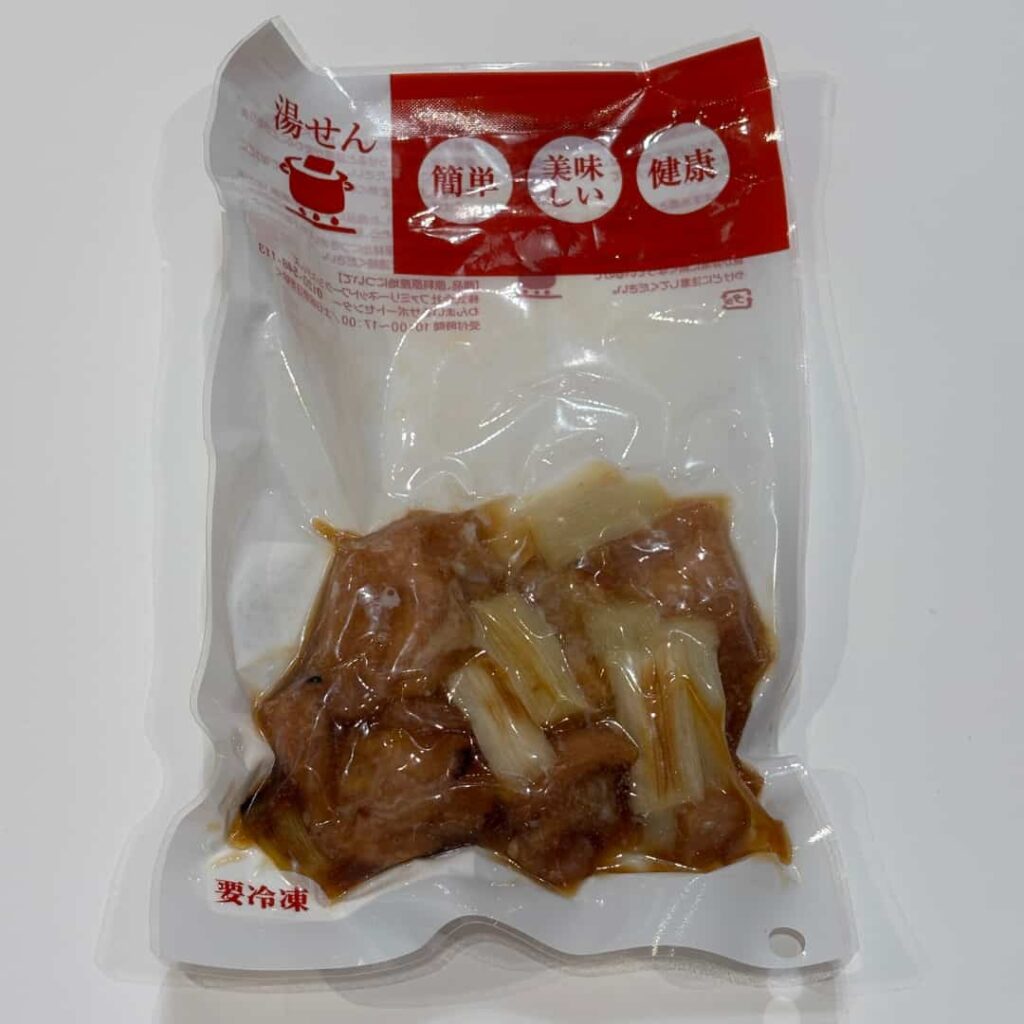 大分郷土料理鶏肉と白ネギのがめ煮（パッケージ）の写真