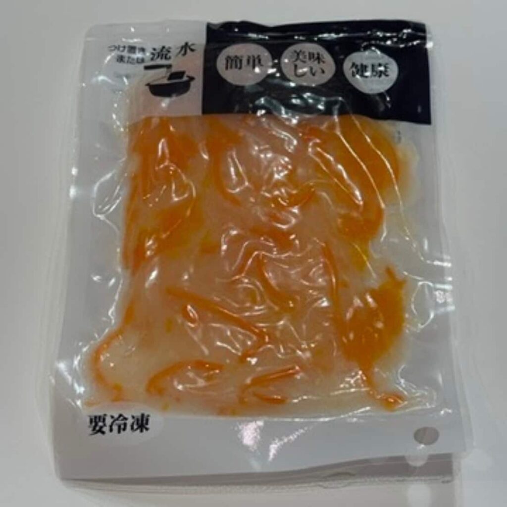 なめこ入り味付けダイコンおろし（パッケージ）の写真