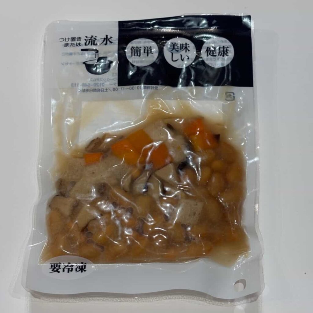 大豆の旨煮（パッケージ）の写真