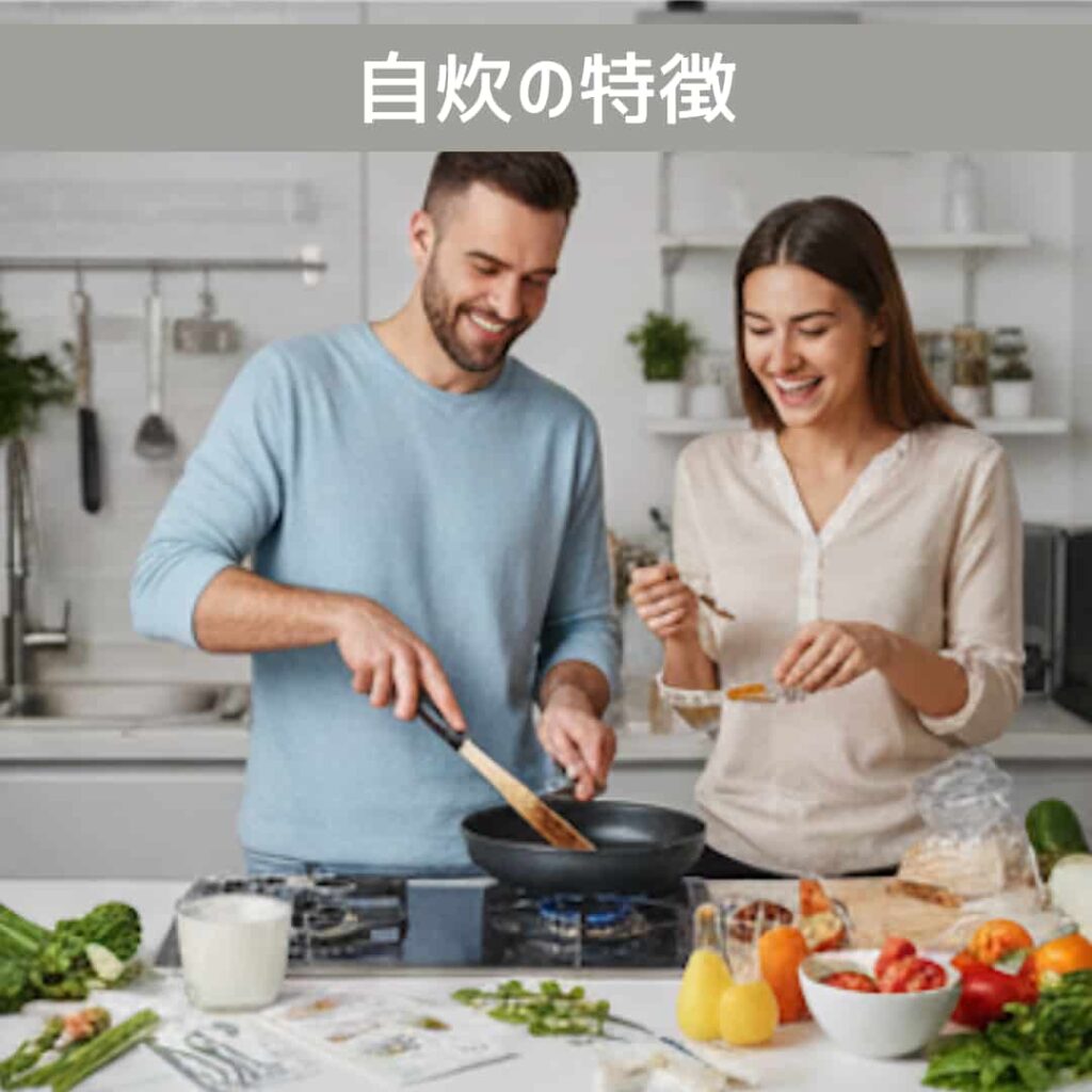 Image under H2: Features of Cooking at Home