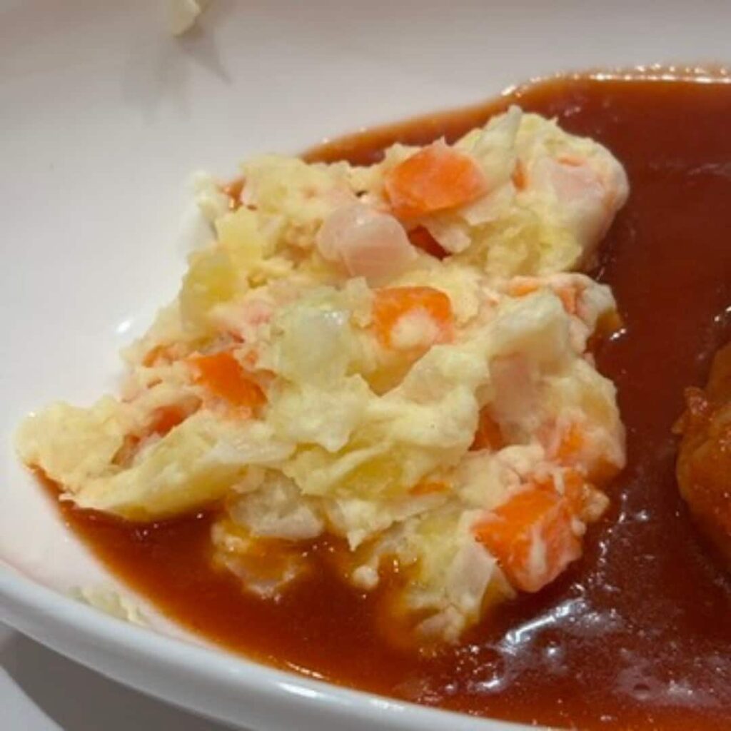 サツマイモのポテトサラダの写真