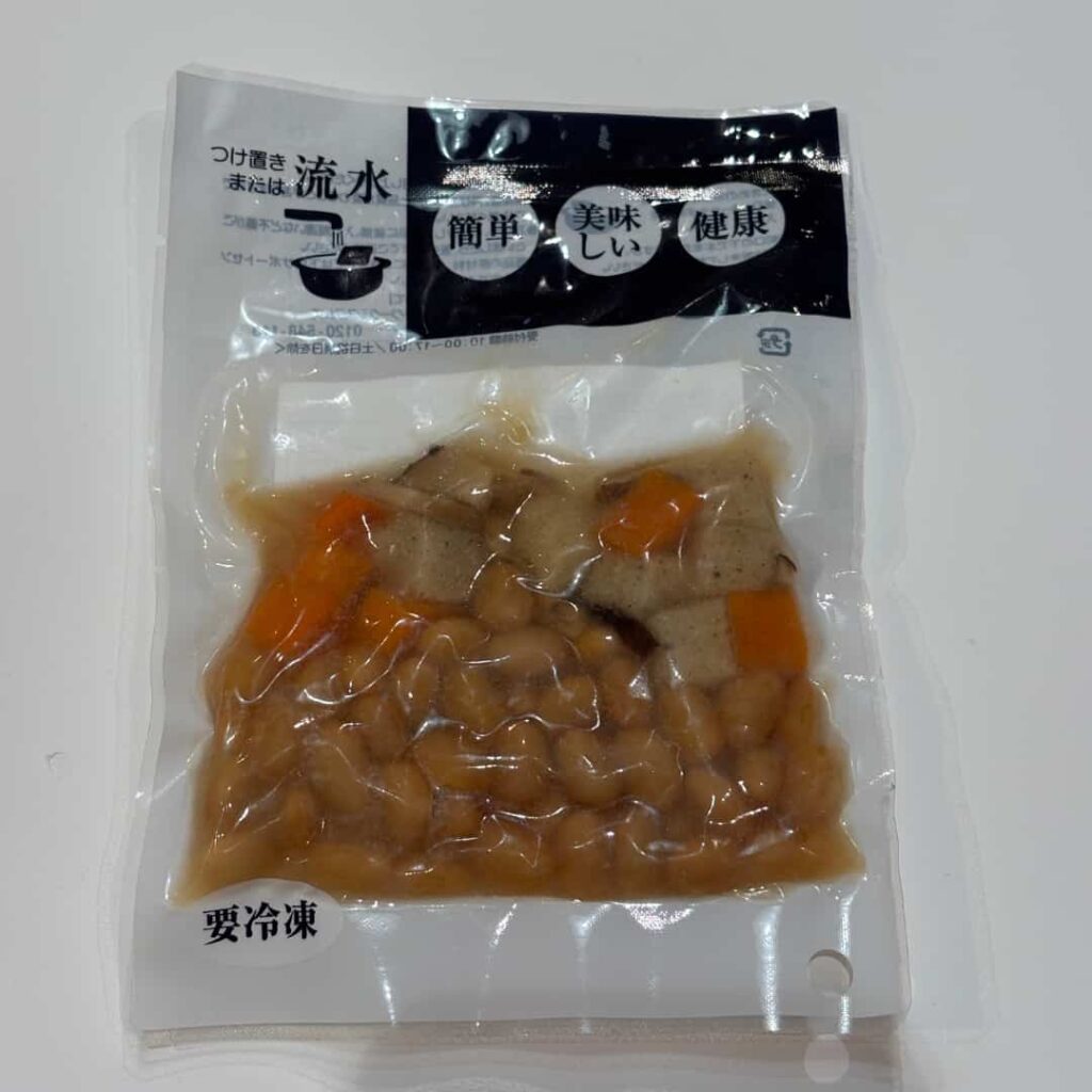 大豆の旨煮（パッケージ）の写真