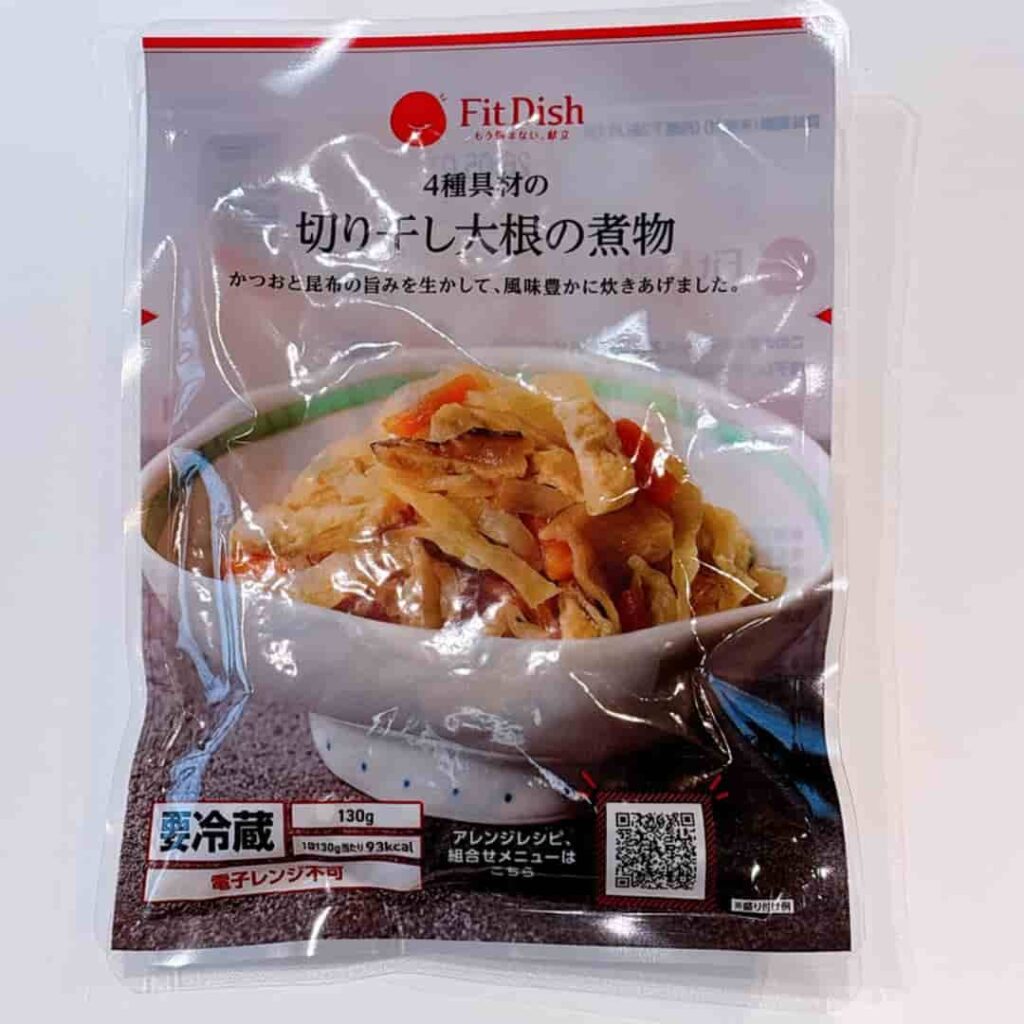 4種具材の切り干し大根の煮物(パウチ)の表の写真