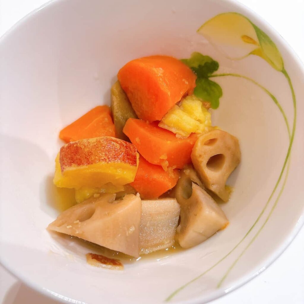 根菜のグラッセの写真